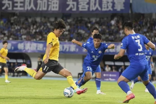 吴硕涛禁区自摆乌龙，无锡1-0泰州